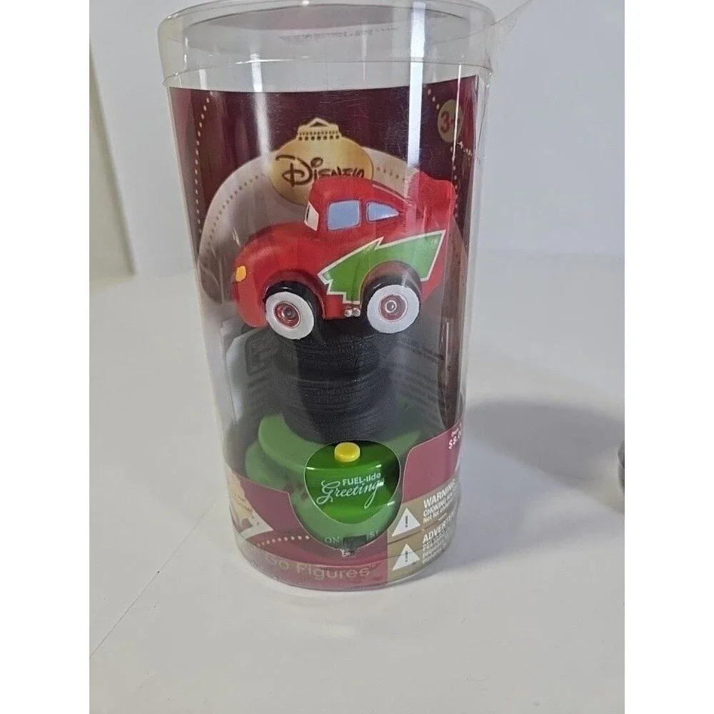 Disney Pixar Cars Holiday Go Figures Lightning McQueen & Mater Talking NIB Lot 2